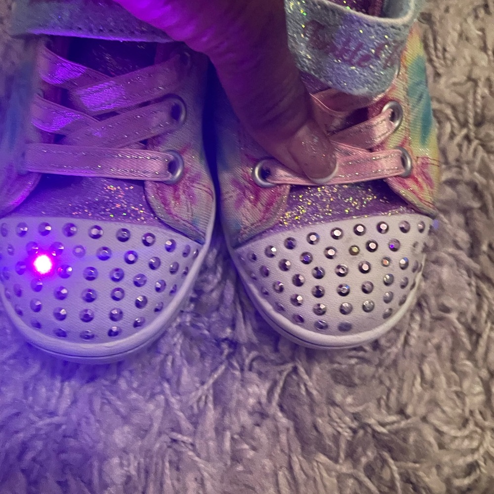 Pink twinkle toddle size 8